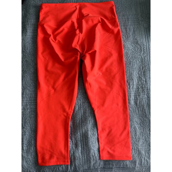 Womens Oakley Leggings Size Large Orange Pre Owned - Picture 4 of 5
